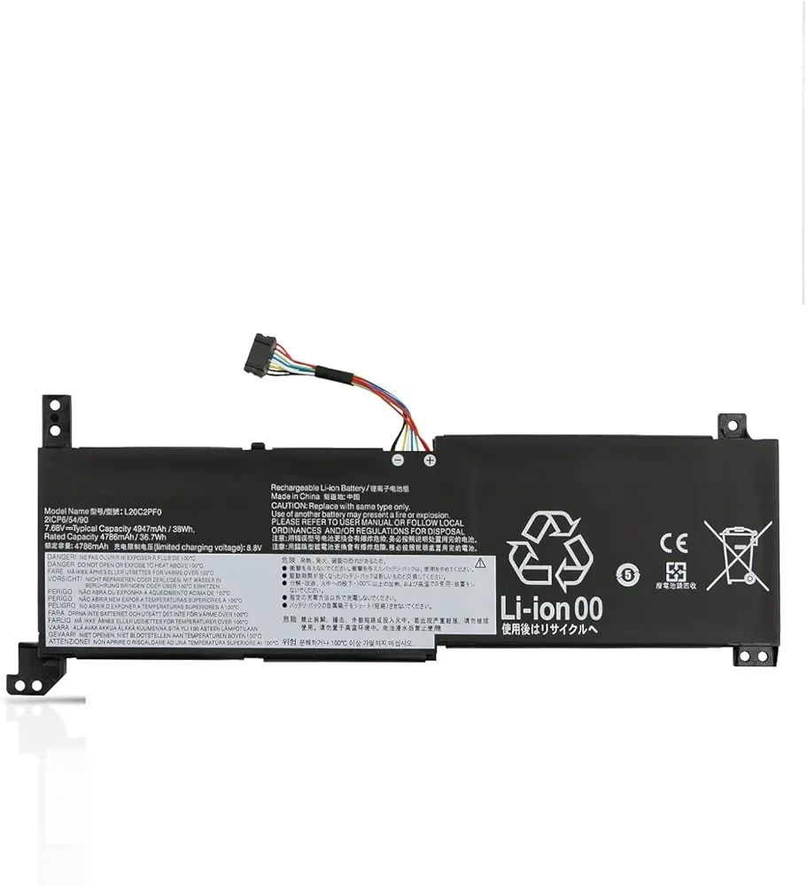 Lenovo L20L2PF0 L20M2PF0 3-14ADA6 3-14ALC6 3-14ITL6 3-14ABA7 Laptop Battery